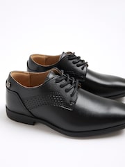River Island Black Boys Faux Leather Shoes - Image 3 of 5