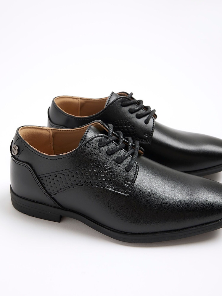 Noir - Chaussures River Island en similicuir - Image 3 of 5
