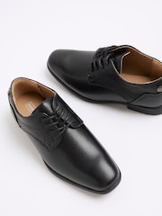 River Island Black Boys Faux Leather Shoes - Image 4 of 5