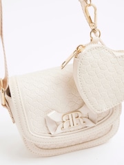River Island Cream Girls Embossed Bag - Image 4 of 5