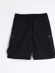 River Island Black Boys Cargo Shorts - Image 4 of 4