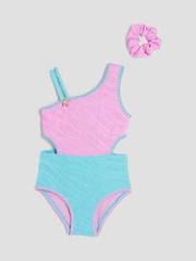 River Island Purple Girls Starfish Swimsuit - Image 1 of 3