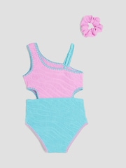 River Island Purple Girls Starfish Swimsuit - Image 2 of 3