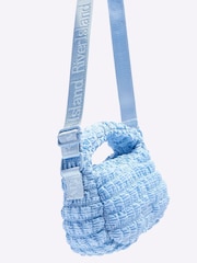 River Island Blue Girls Nylon Scrunch Grab Bag - Image 5 of 5