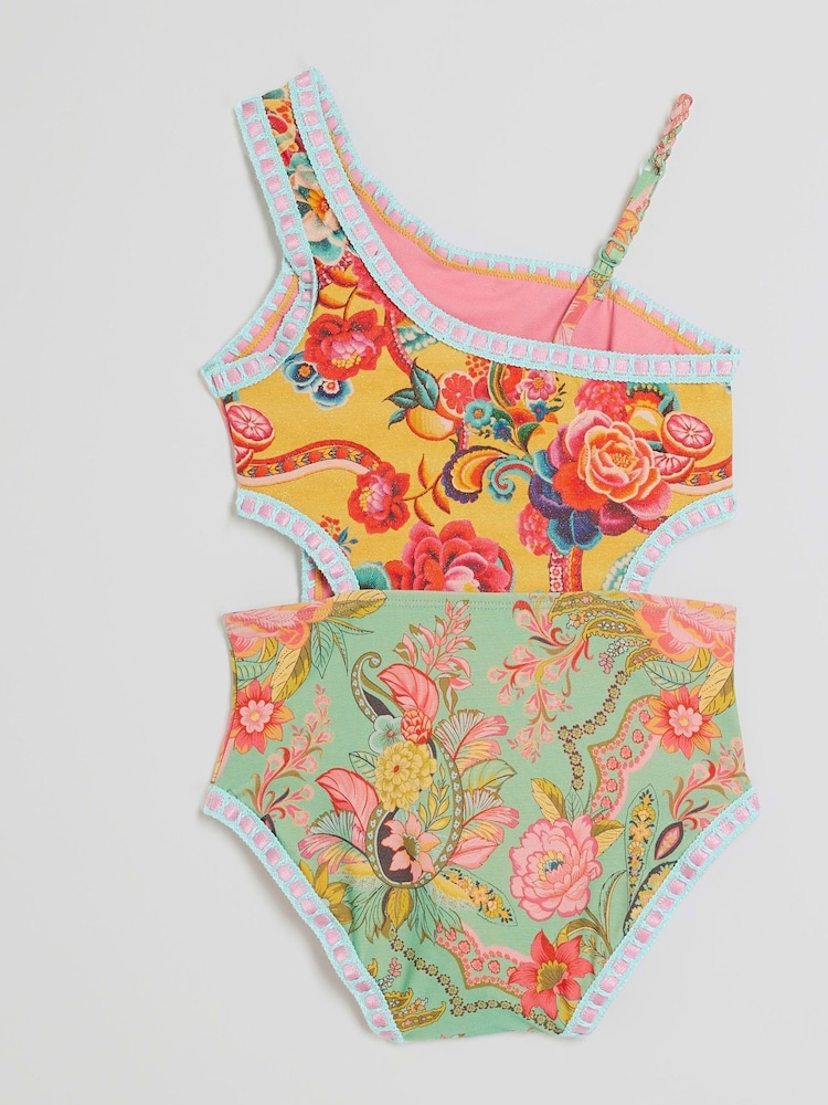 River Island Girls Cut Out Swimsuit - Imagen 2 de 3