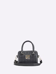 River Island Black Girls Ruched Bowler Bag - Image 1 of 5