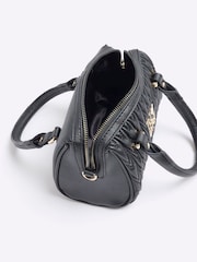 River Island Black Girls Ruched Bowler Bag - Image 5 of 5