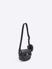 River Island Black Girls Embossed Crossbody Bag - Image 1 of 4