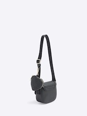 River Island Black Girls Embossed Crossbody Bag - Image 3 of 4