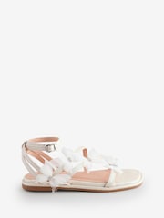 River Island Cream Girls Butterfly Sandals - Image 1 of 4