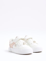 River Island White Girls Mono Trainers - Image 1 of 5