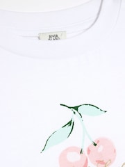 River Island Girls Graphic 100% Cotton Tops 2 Pack - Bild 3 von 4