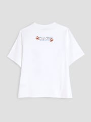 River Island White Girls Embellished 100% Cotton Top - Image 2 of 4