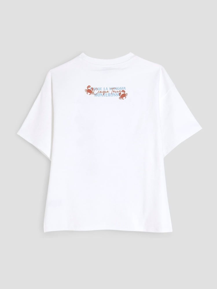 River Island White Girls Embellished 100% Cotton Top - Image 2 of 4