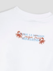 River Island White Girls Embellished 100% Cotton Top - Image 4 of 4