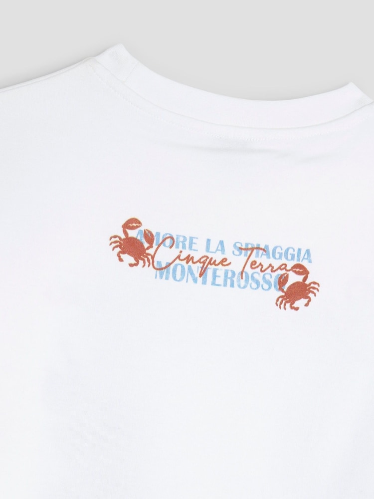 River Island White Girls Embellished 100% Cotton Top - Image 4 of 4