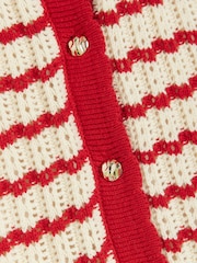 River Island Red Girls Stripe Polo Set - Image 4 of 5