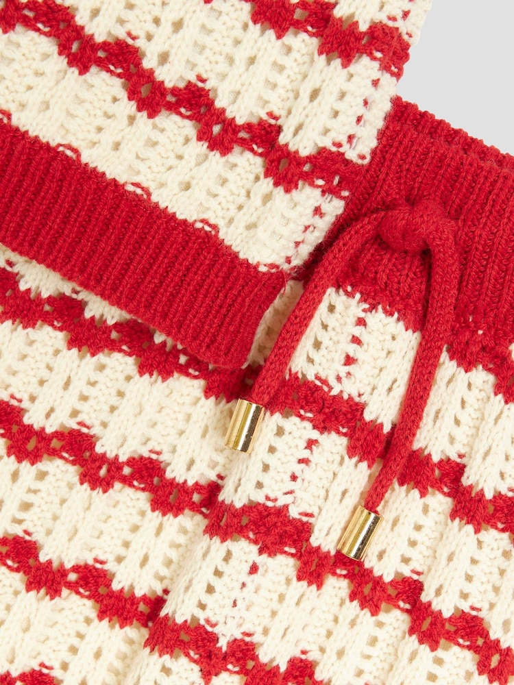 River Island Red Girls Stripe Polo Set - Image 5 of 5