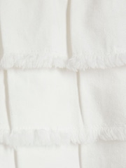 River Island White Girls 100% Cotton Denim Rara Skirt - Image 4 of 4