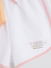 River Island Pink Girls Runner Shorts 2 Pack - Image 4 of 4