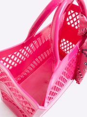 River Island Pink Girls Jelly Tote Bag - Image 5 of 5