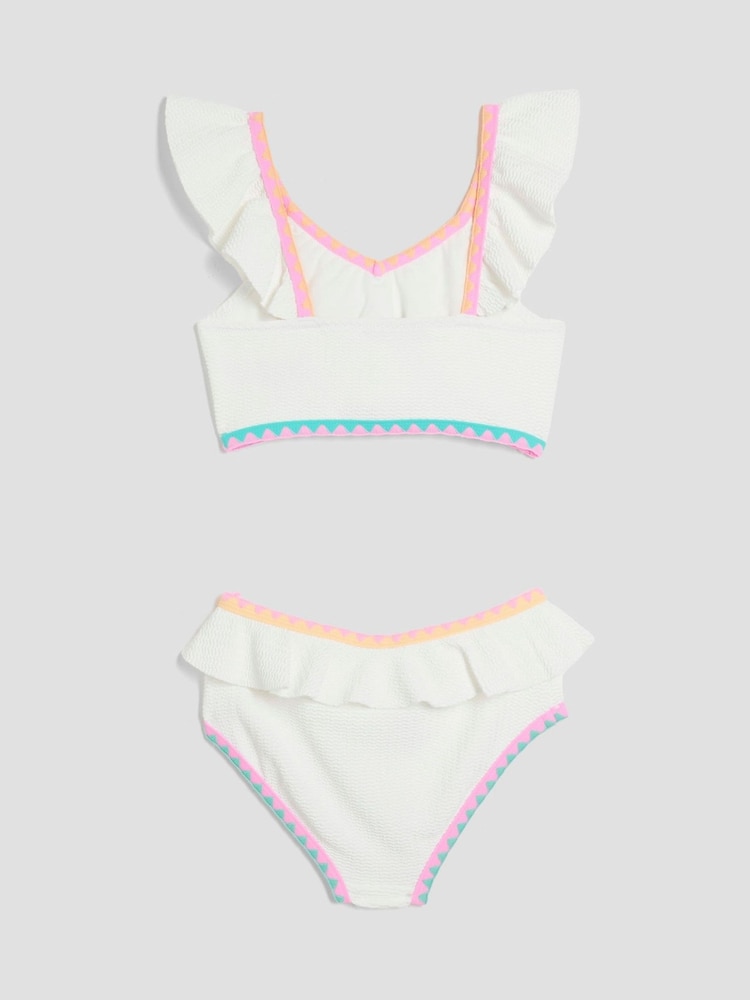 Купальник бикини для девочек с оборками River Island Whipstitch - Изображение 5 из 5