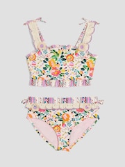 River Island Cream Girls Crochet Bikini - Image 1 of 4