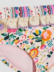 River Island Cream Girls Crochet Bikini - Image 3 of 4