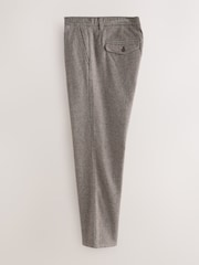 Brown Cotton Rich Dogtooth Trousers - Image 2 of 5