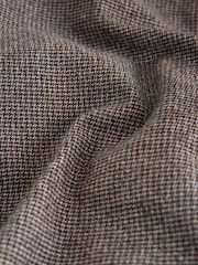 Brown Cotton Rich Dogtooth Trousers - Image 8 of 10