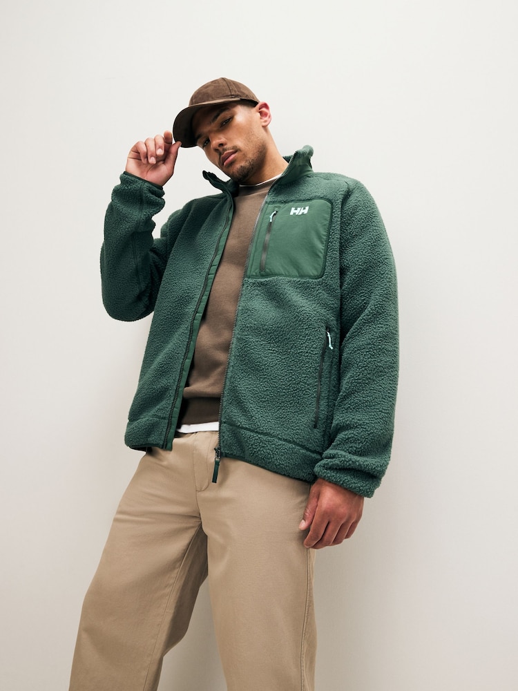 Helly Hansen Green Panorama Pile Block Jacket - Image 1 of 6 Helly Hansen Green Panorama Pile Block Jacket - Image 1 of 6