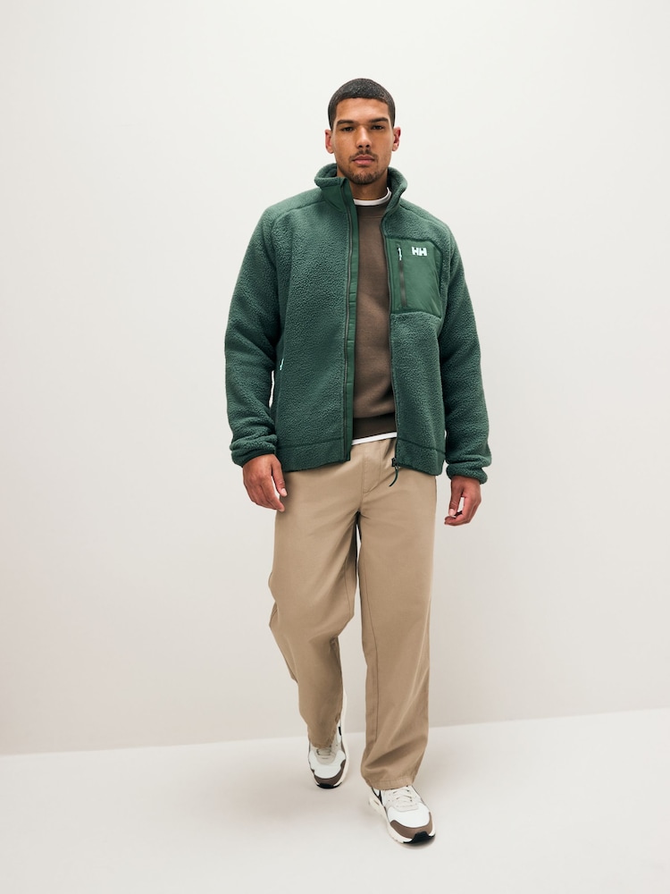 Helly Hansen Green Panorama Pile Block Jacket - Image 2 of 6 Helly Hansen Green Panorama Pile Block Jacket - Image 2 of 6