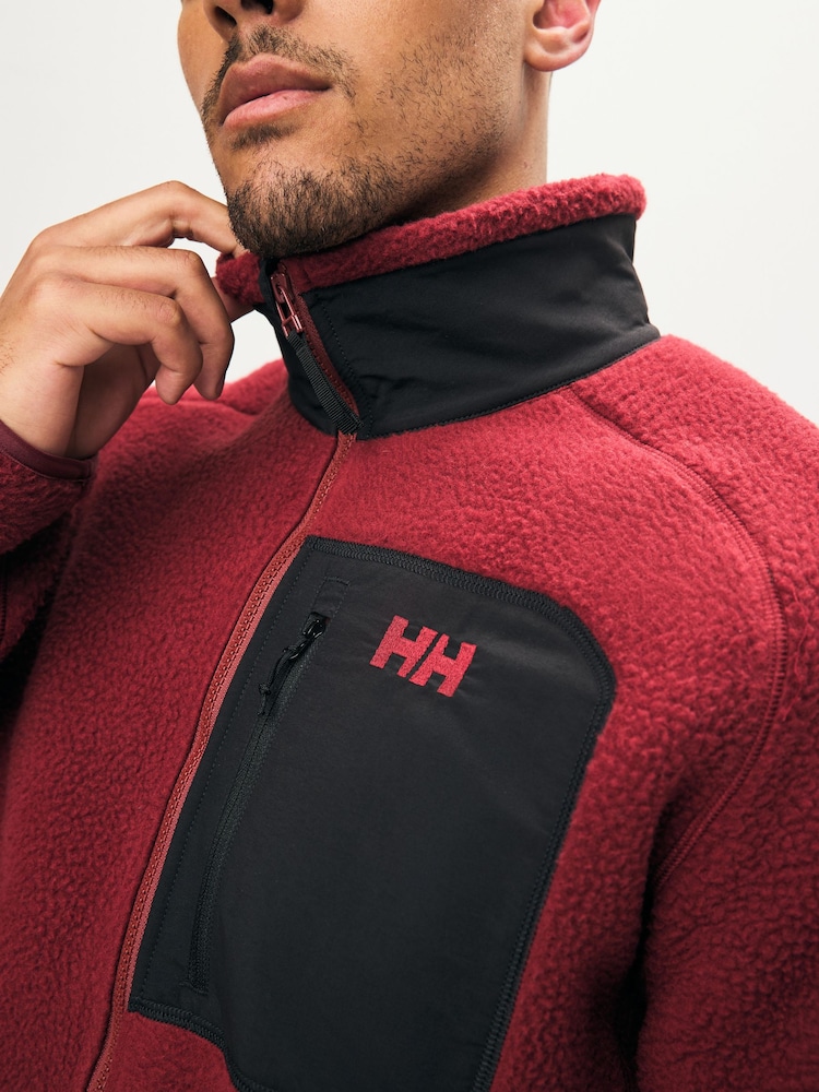 Helly Hansen Red Panorama Pile Block Jacket - Image 5 of 5 Helly Hansen Red Panorama Pile Block Jacket - Image 5 of 5
