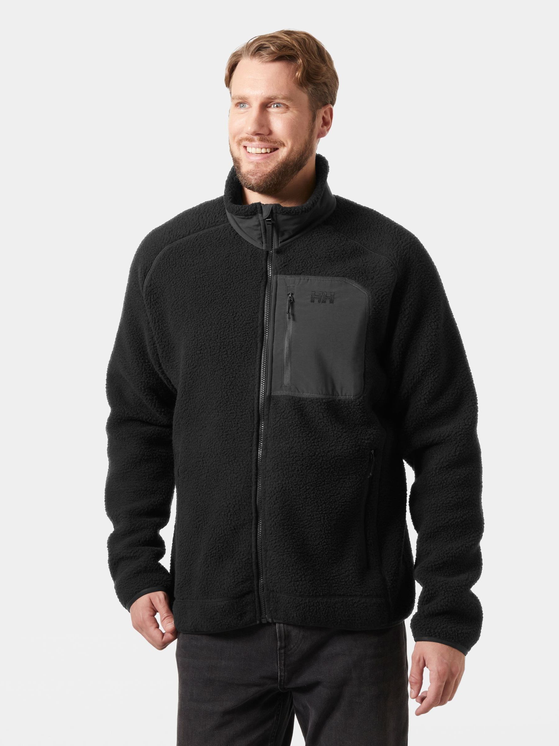 Helly Hansen Men's Black Panorama Pile Block Jacket