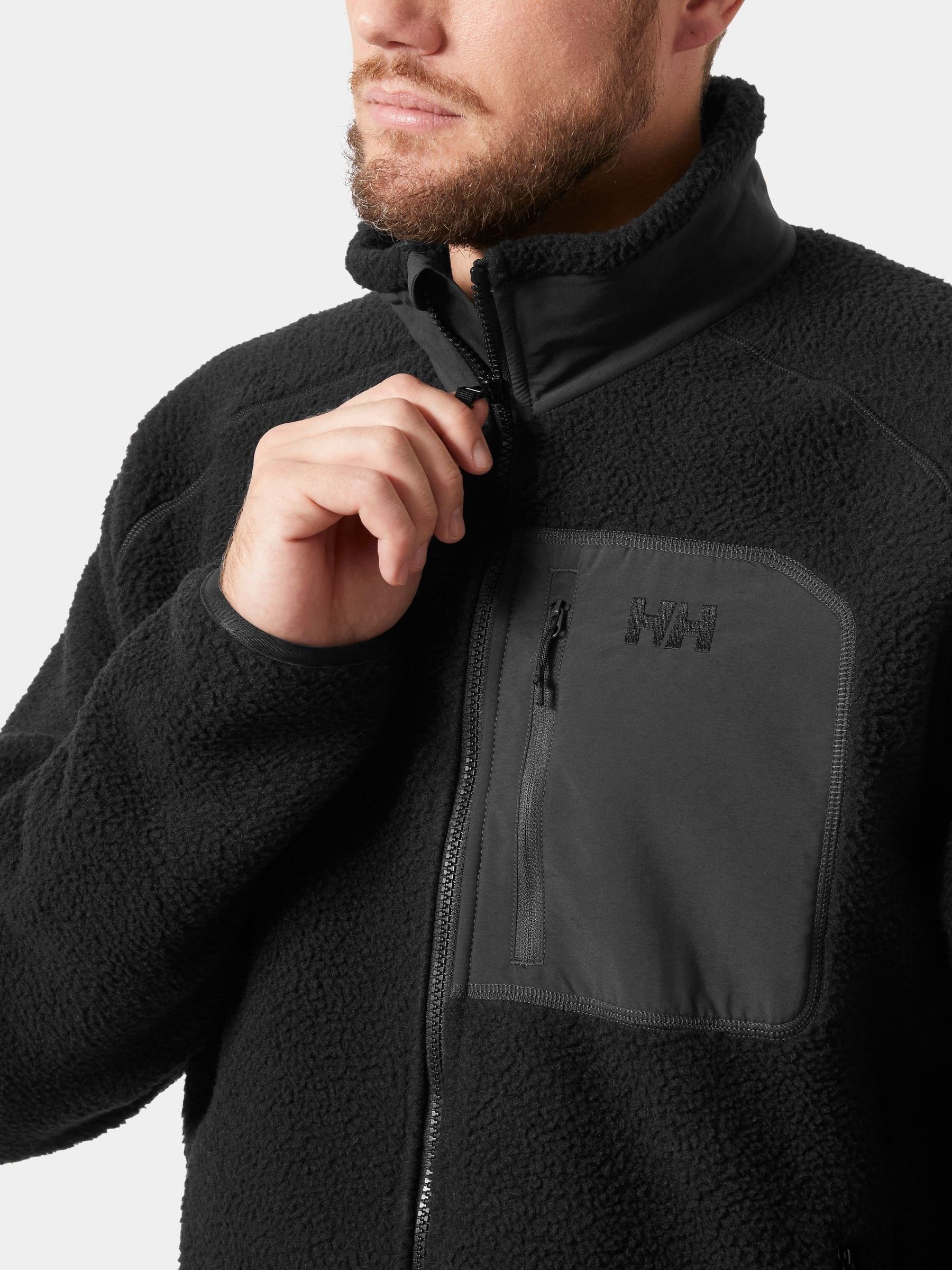Buy Helly Hansen Black Panorama Pile Block Jacket from the Next UK