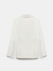 Mint Velvet White Ivory Tux Blazer - Image 7 of 8