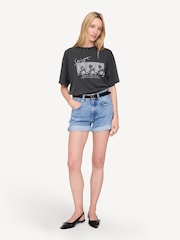 ANINE BING Black Ashton Concert T-Shirt - Image 1 of 4