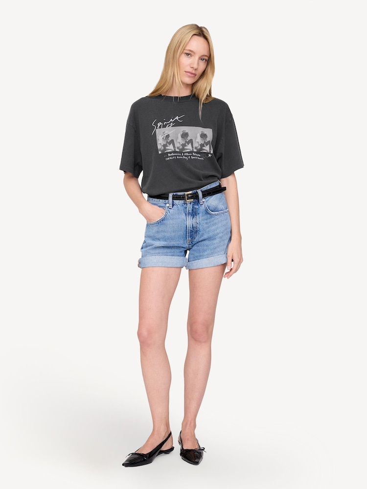 ANINE BING Black Ashton Concert T-Shirt - Image 1 of 4