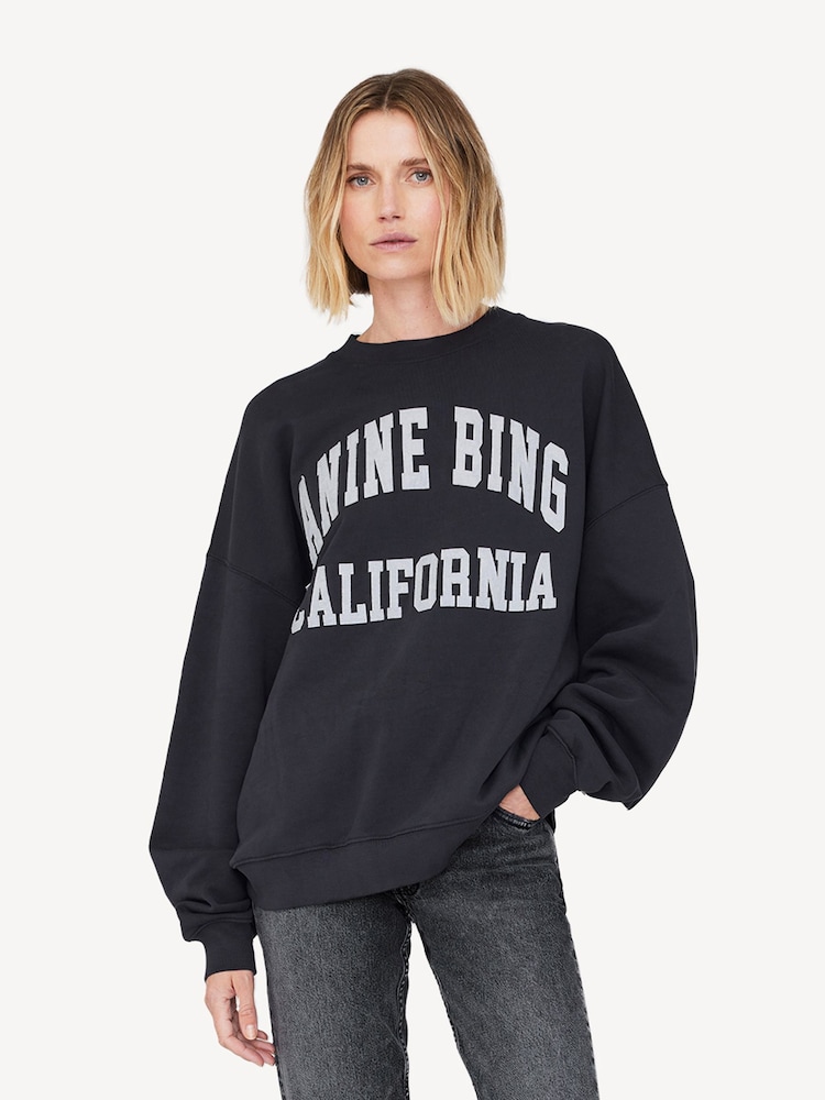 ANINE BING Black Miles Anine Bing Sweatshirt - Image 1 of 4