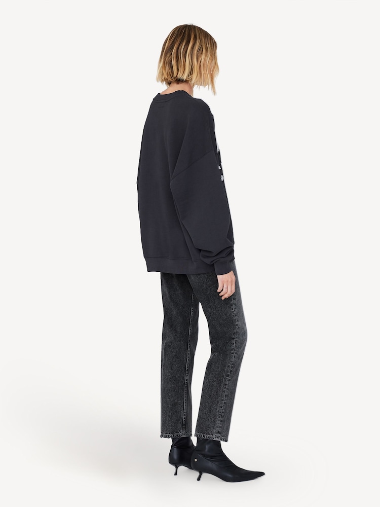 ANINE BING Black Miles Anine Bing Sweatshirt - Image 2 of 4