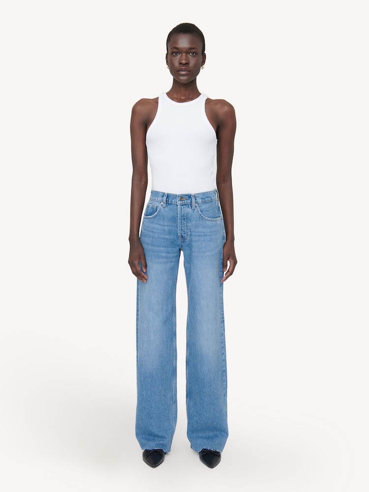 ANINE BING Blue Hugh Jeans - Image 2 of 5