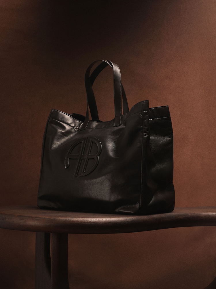 ANINE BING Black Large Rio Tote - Image 6 of 6