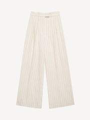 ANINE BING Cream Lou Trousers - Image 4 of 5