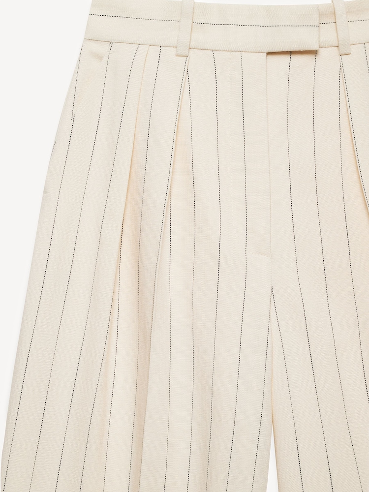 ANINE BING Cream Lou Trousers - Image 5 of 5