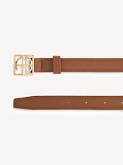 ANINE BING Brown Monogram Belt - Image 2 of 3