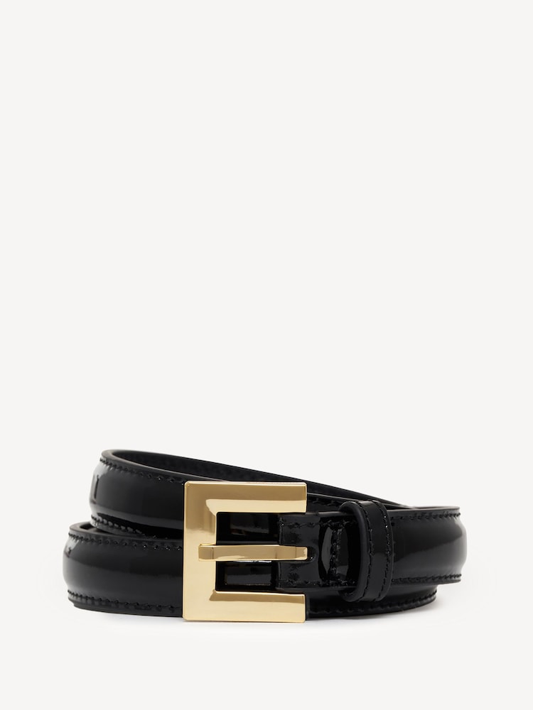 ANINE BING Black Nicola Belt - Image 1 of 4 ANINE BING Black Nicola Belt - Image 1 of 4