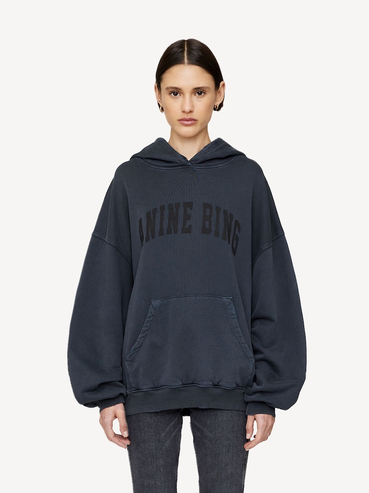 ANINE BING Black Harvey Sweatshirt - Image 1 of 5