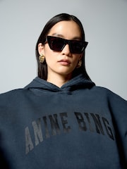 ANINE BING Black Harvey Sweatshirt - Image 4 of 5