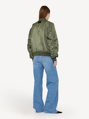 ANINE BING Green Leon Bomber Jacket - Image 2 of 4