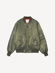 ANINE BING Green Leon Bomber Jacket - Image 3 of 4